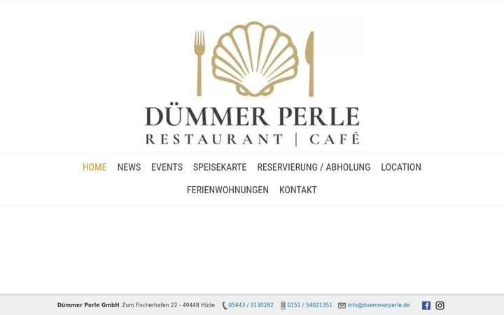 Screenshot ta' duemmerperle.de