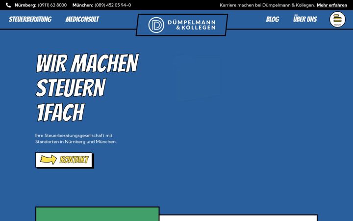 Screenshot of duempelmann-kollegen.de