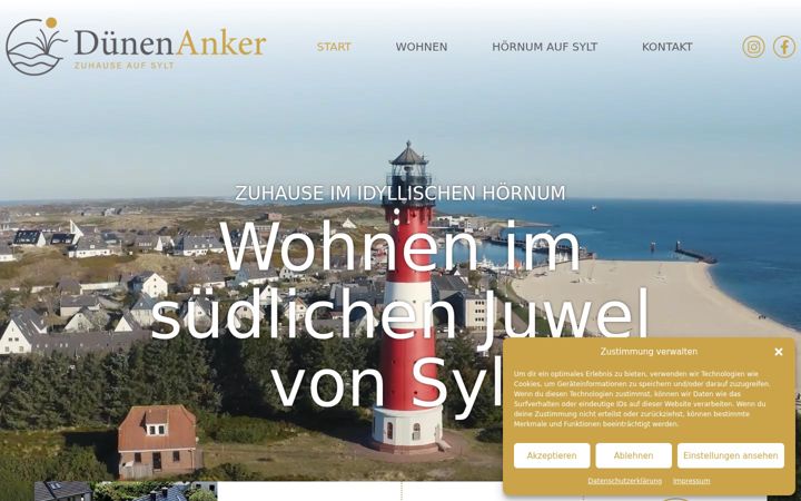 Screenshot ta' duenenanker.de