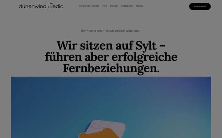 Screenshot ta' duenenwind-media.de