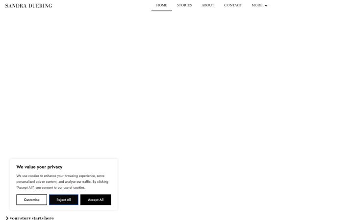 Screenshot of duering-weddings.com