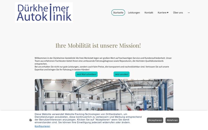 Snímek obrazovky duerkheimer-autoklinik.de