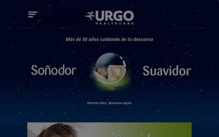 Captură de ecran a duermeconsuavidor.es