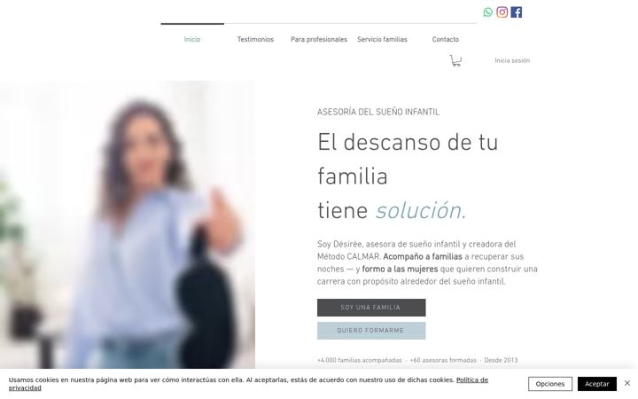 Screenshot of duermefeliz.net
