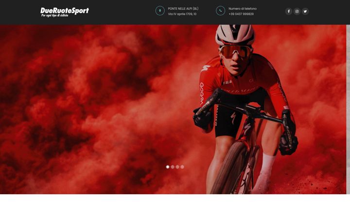 Captura de pantalla de dueruotesport.it