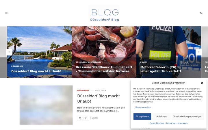Snímek obrazovky duesseldorf-blog.de