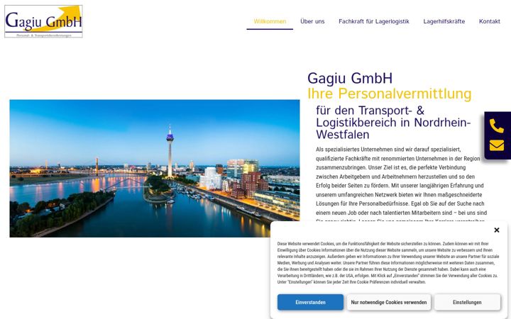 Screenshot of duesseldorf-personalservice.de