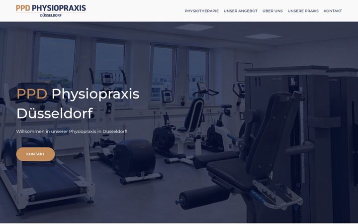 Screenshot of duesseldorf-physiopraxis.de