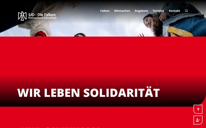 Screenshot ta' duesselfalken.de