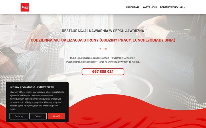 Captura de pantalla de duet.jaworzno.pl