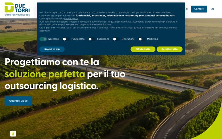 Screenshot of duetorrispa.com