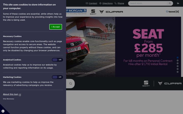 Screenshot of duffmorgan.com