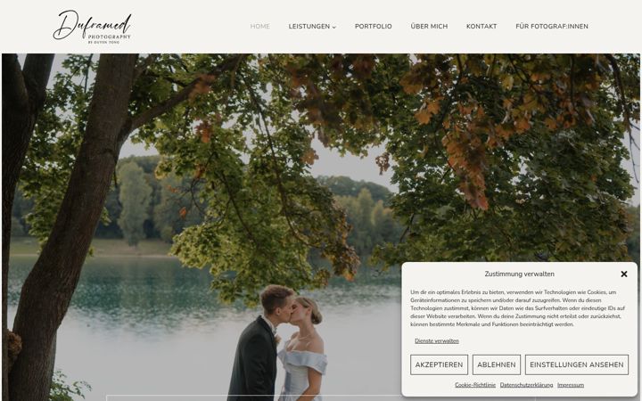 Screenshot of duframed.com