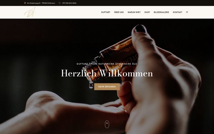 Screenshot of duftart.com