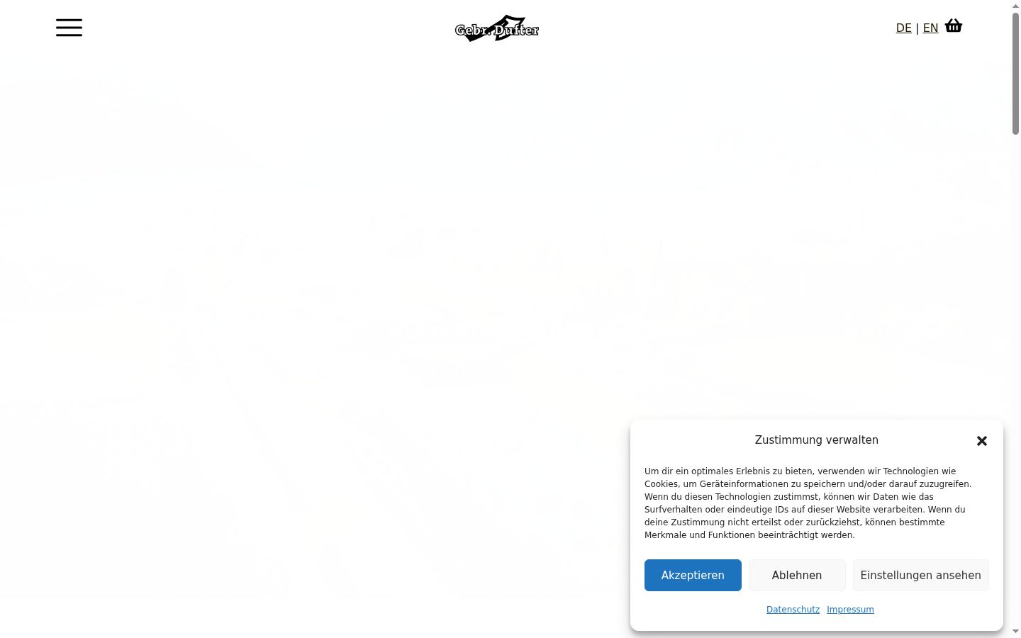 Screenshot του banner συγκατάθεσης που εμφανίστηκε πριν από οποιαδήποτε αλληλεπίδραση