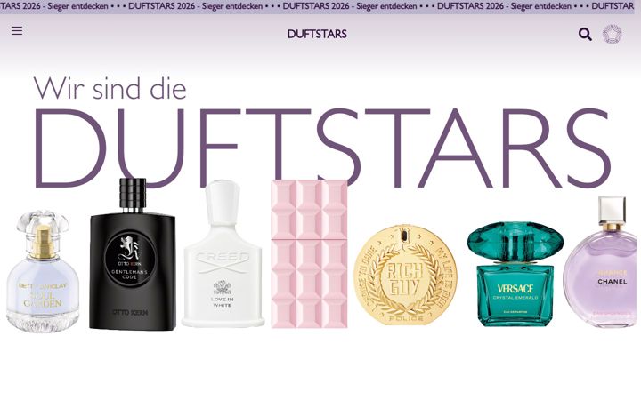 Screenshot ta' duftstars.de