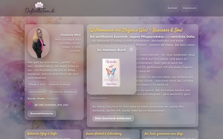 Screenshot of duftvollesteam.de