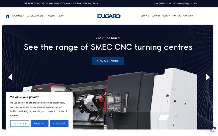 Screenshot of dugard.com