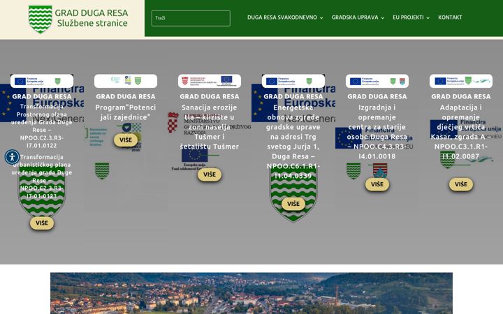 Screenshot of dugaresa.hr