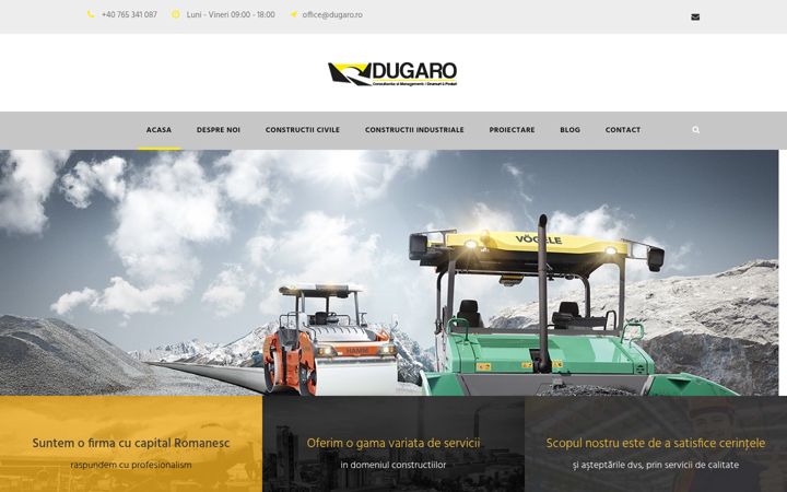 Screenshot of dugaro.ro