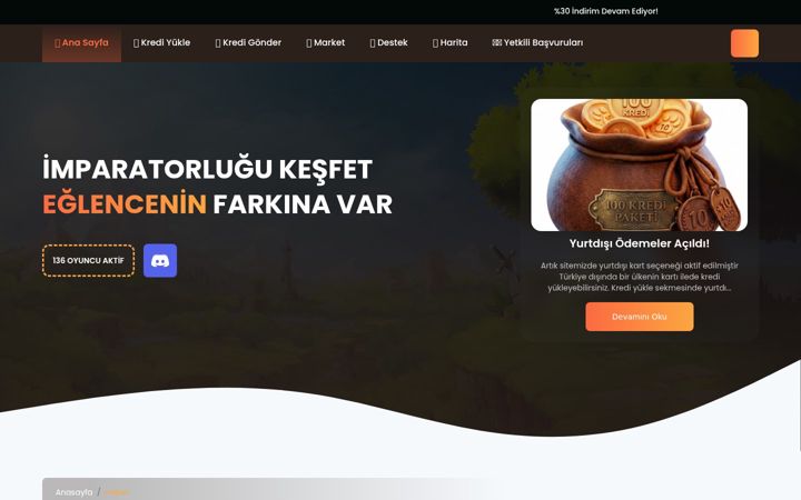 Screenshot of dugecraft.com.tr