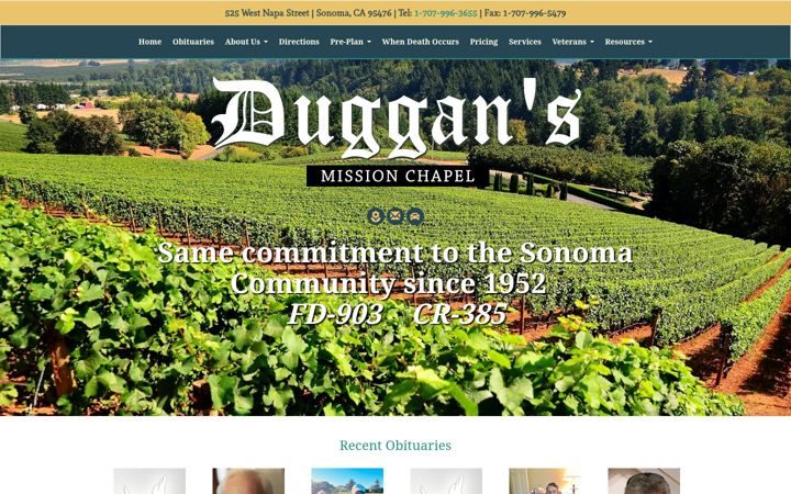 Screenshot of duggansmissionchapel.com