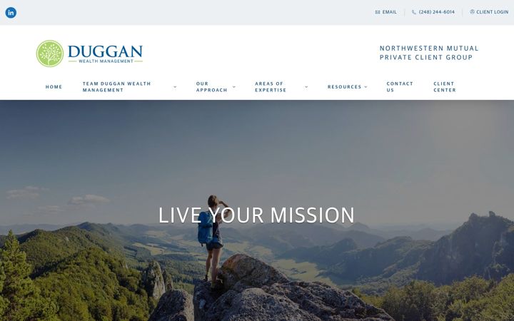 Screenshot of dugganwealth.nm.com