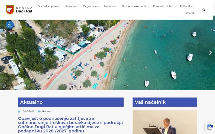 Screenshot von dugirat.hr