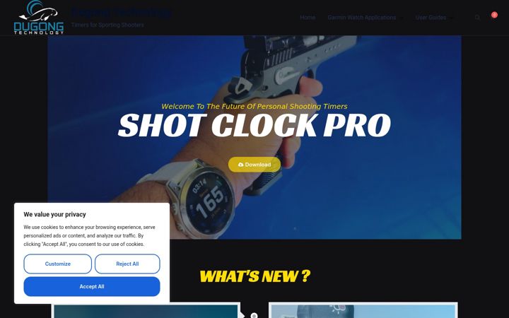 Screenshot of dugongtech.com