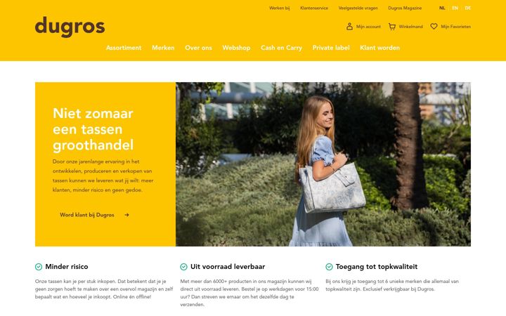 Screenshot of dugros.com
