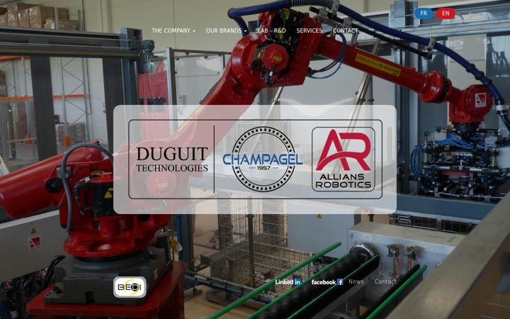 Screenshot of duguit-technologies.com