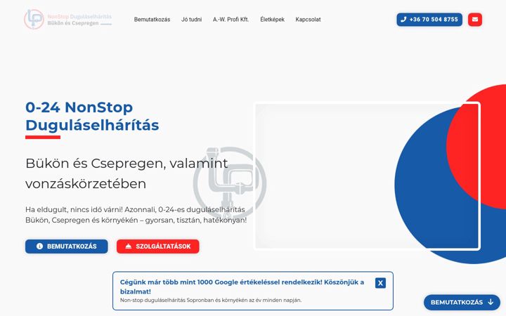 Screenshot ta' dugulaselharitasbukcsepreg.hu