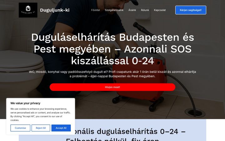 Skærmbillede af duguljunk-ki.hu
