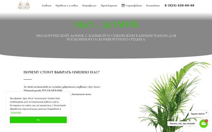 Ekraanipilt saidist duhlesa70.ru