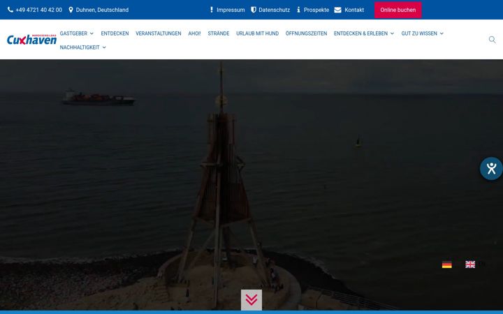 Screenshot του duhnen.de