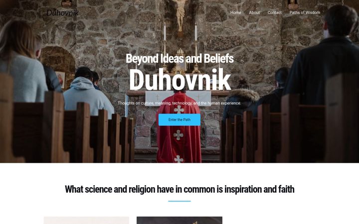 Screenshot of duhovnik.com
