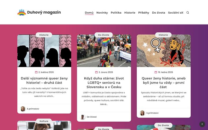 Screenshot ta' duhovymagazin.cz