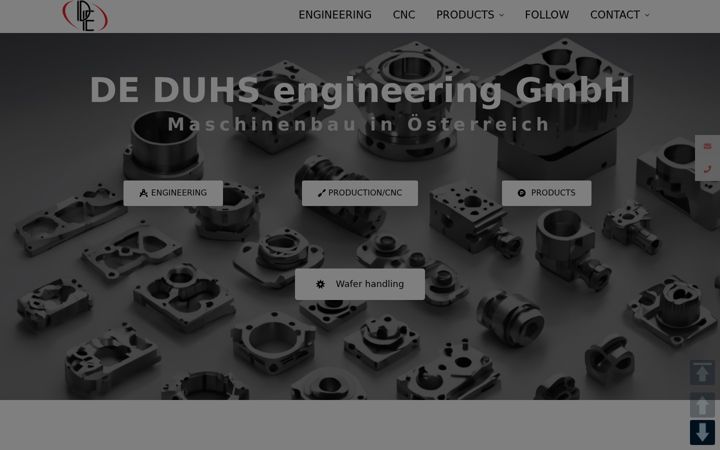 Screenshot von duhs.at