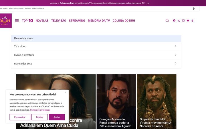 Skärmbild av duhsecco.com.br
