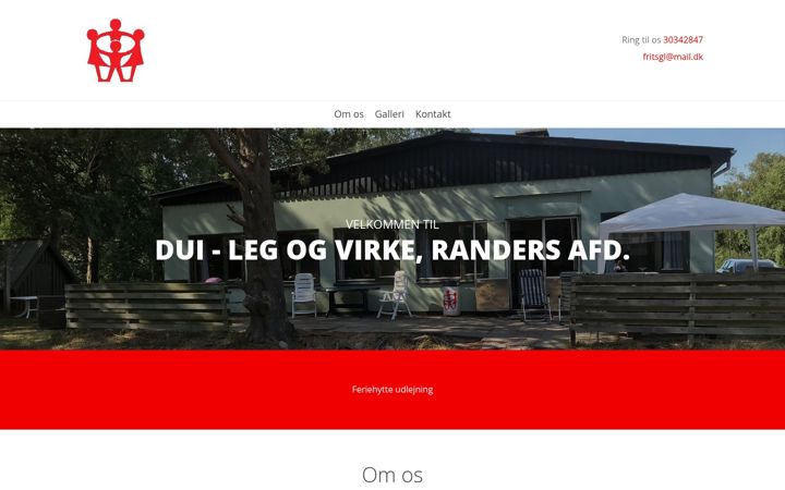 Skjermbilde av dui-randers.dk