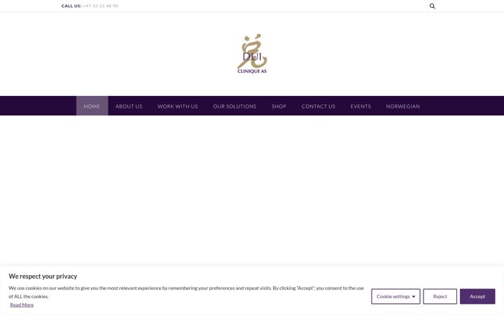 Screenshot of duiclinique.com