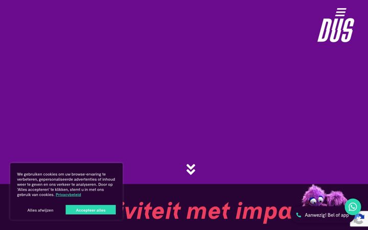 Screenshot di duidelijkdus.nl