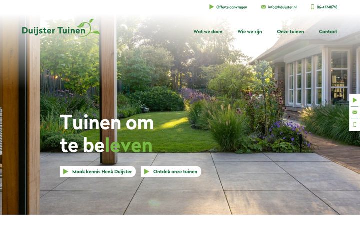Screenshot di duijstertuinen.nl