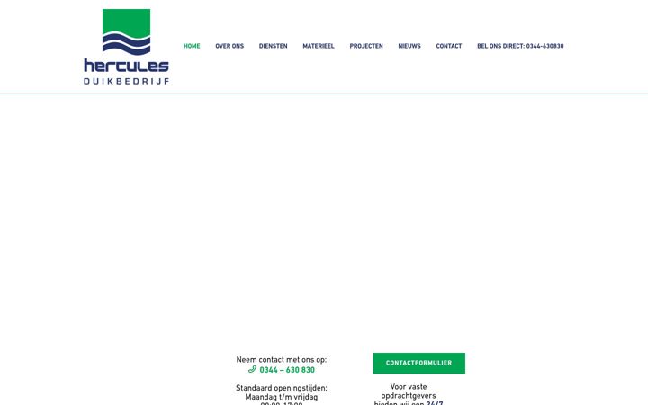 Screenshot di duikbedrijf.nl