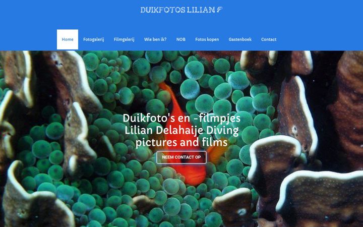 Screenshot di duikfotos-lilian.nl