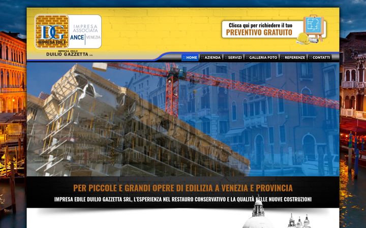 Screenshot of duiliogazzettasrl.com