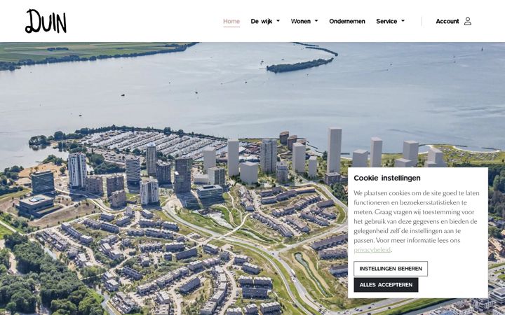 Screenshot di duin.nl
