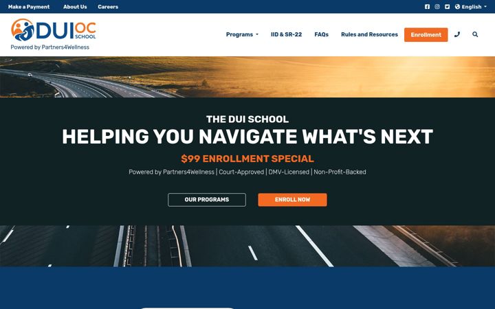 Screenshot of duioc.org