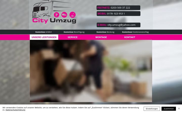 Screenshot of duisburg-umzug.de