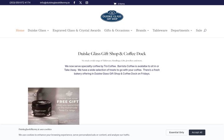 Екранна снимка на duiskeglasskilkenny.ie
